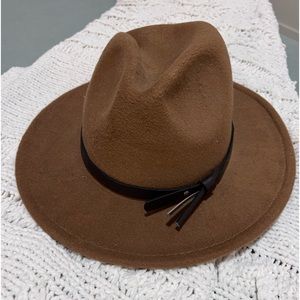 Brown fedora